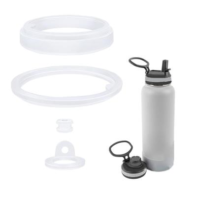 Set of 3/4pcs Water Bottle Silicone Sealing Gaskets Replacement for Drinking Cup 64oz Insulated Cup Lid