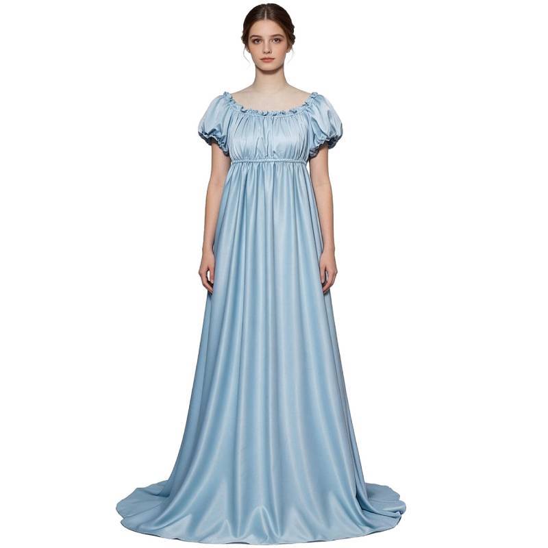 Bridgerton Regency Cosplay Dress For Halloween Vintage Style Gothic Costume For Women And Teens