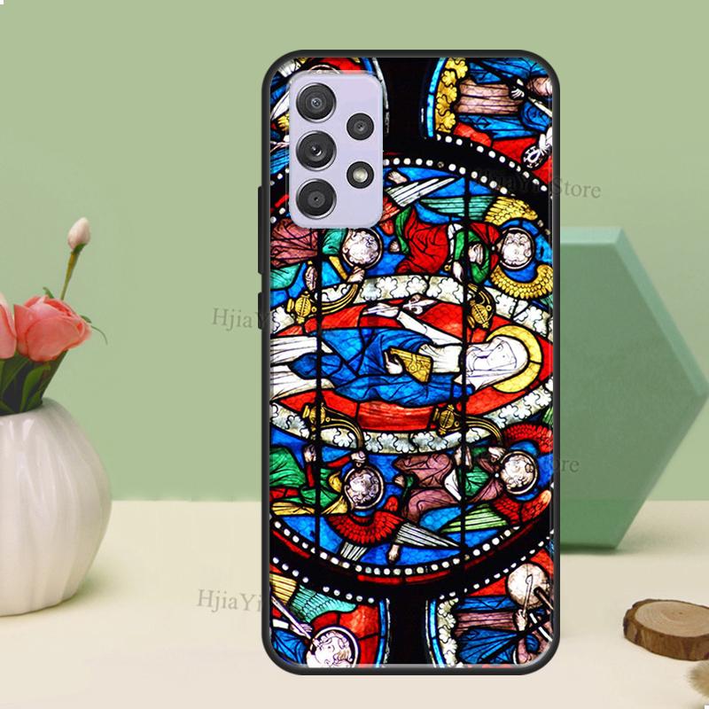 Virgin Mary of Hope Catholic Religious Art Case For Samsung A54 A34 A14 A51 A71 A12 A22 A32 A52 A72 A73 A33 A53 A13 Back Cover