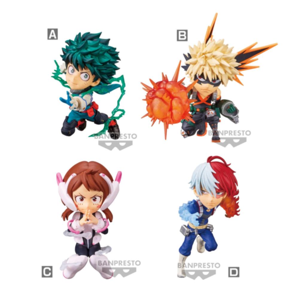 

Набор коллекционных фигурок Banpresto Banpresto My Hero Academia World, 4 шт.