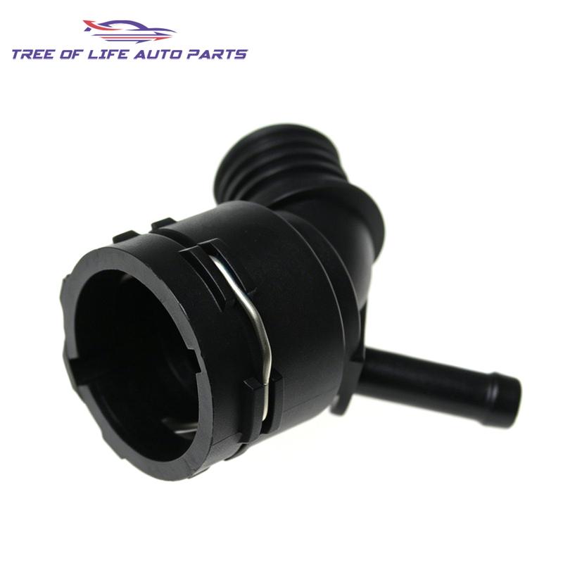 New Radiator Coolant Hose Connector For Skoda Octavia Superb Kodiaq Yeti Seat Leon Ibiza Ateca Tarraco 1.6TDI 2.0TDI 5QF122157B