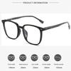 Transparent Computer Glasses Frame Women Men Anti Blue Light Square Eyewear Blocking Glasses Optical Spectacle Eyeglass