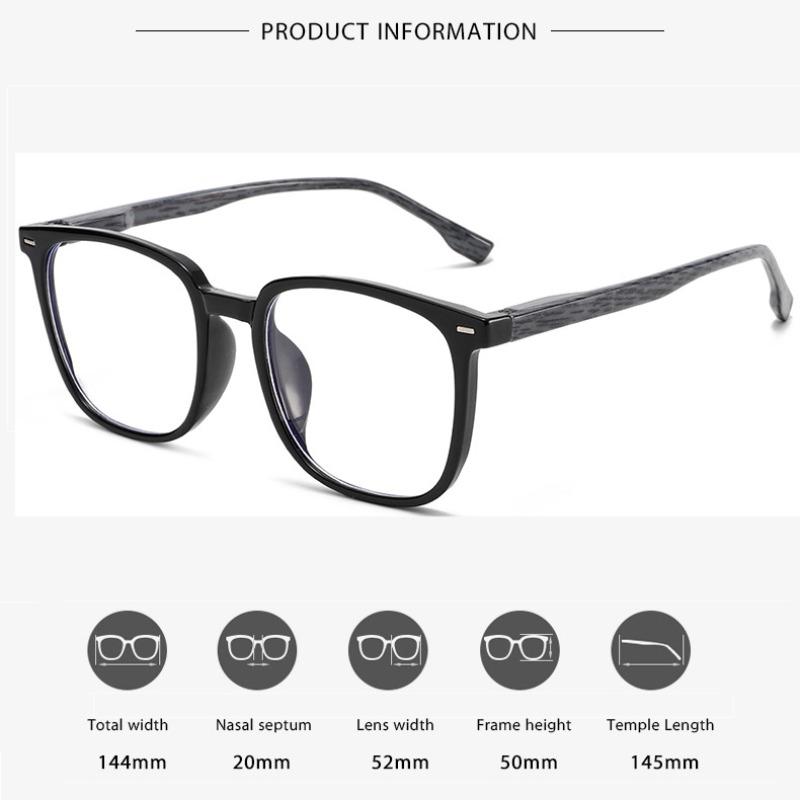 Transparent Computer Glasses Frame Women Men Anti Blue Light Square Eyewear Blocking Glasses Optical Spectacle Eyeglass