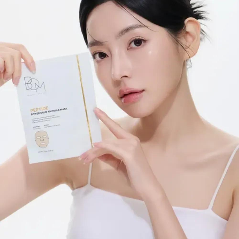 BOM Peptide Power Gold Ampoule Mask (5 sheets)