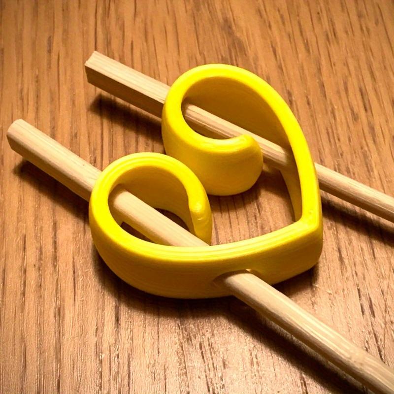 2 ks Pomůcky na hůlky, Snadné nabírání jídla pro čínské/japonské sushi stolování - Lehké tréninkové doplňky pro začátečníky