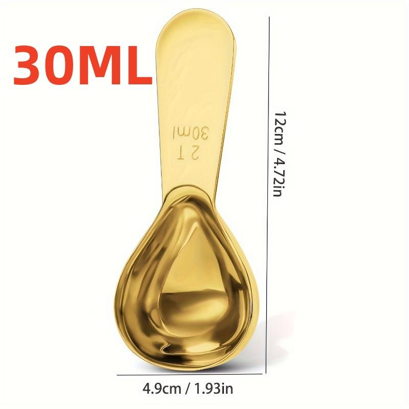 

Кофейная ложка из нержавеющей стали, мерная ложка для молотого кофе, ложка для чая, сахара, муки, жидкости для кофейной банки