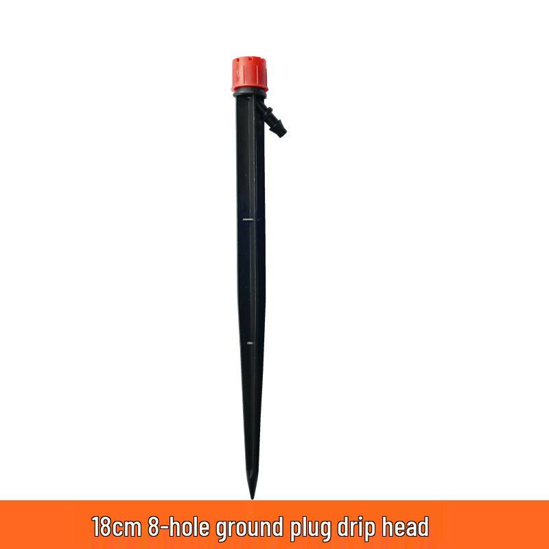 18cm Adjustable 360-Degree Drip Irrigation Sprinkler with Eight-Hole Design