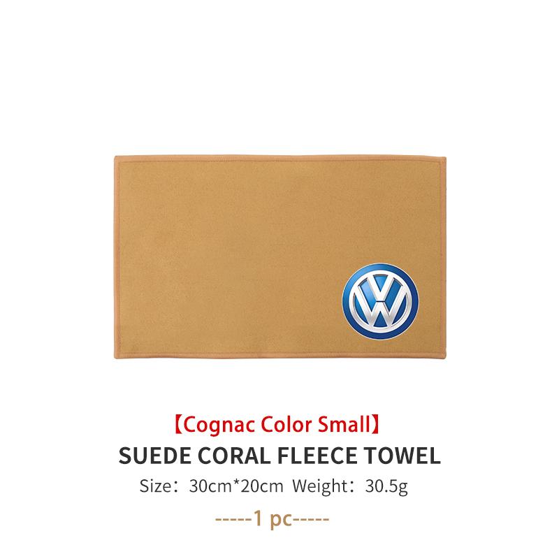 Super Absorbent Car Drying Towel Coral Velvet Cleaning Cloth For Volkswagen VW Scirocco Passat Polo B5 B6 B7 CC Tiguan Sharan