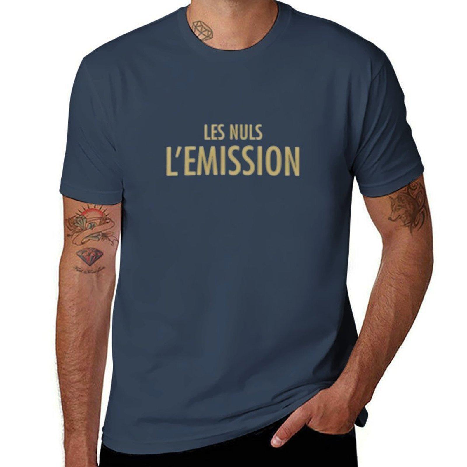 Les Nuls Lmission Logo TV TShirt Work Wear Simple Tee Shirt S