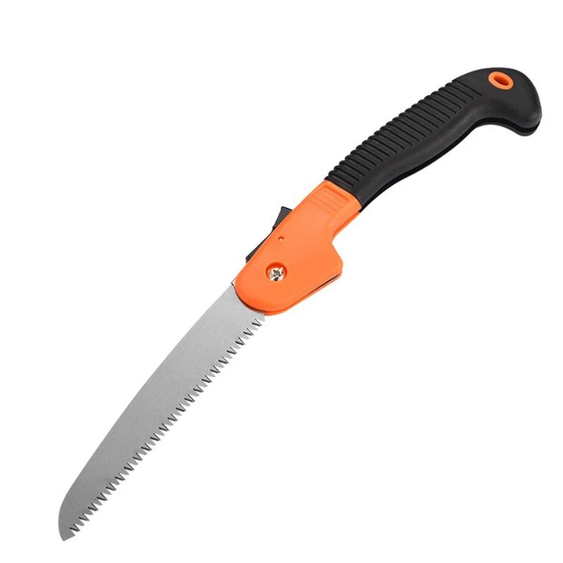 

Folding Pruning Saw Multi-purpose Garden Tool Outdoor Hand Saw for Logging Woodworking Camping Gardening Tree Trimming Cutting Portable Foldable Saw 180MM 1PC