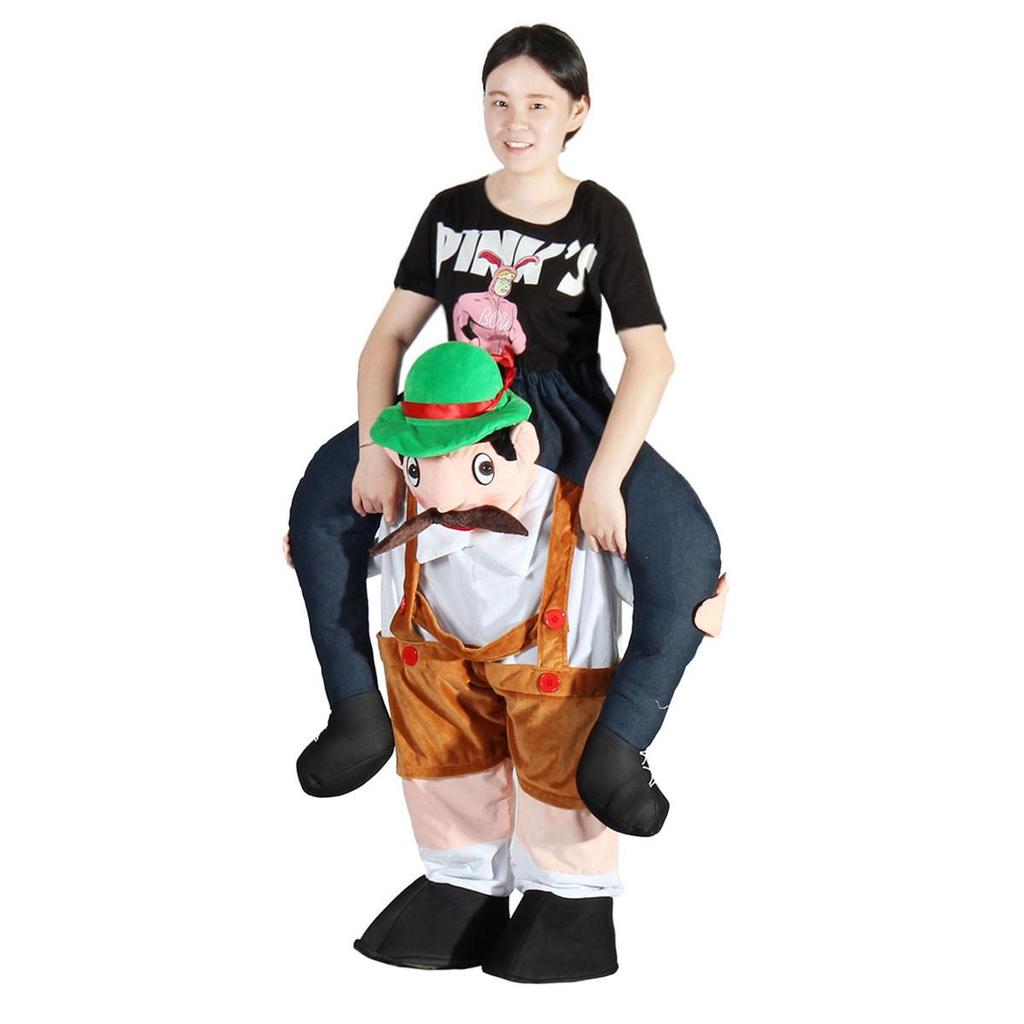 New Fancy Dress Costume Carry Me Bavarian Beer Guy Ride On Oktoberfest Mascot New Fancy Dress Costume Carry Me Bavarian Beer Guy Ride On Oktoberfest Mascot