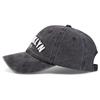 Unisex BROOKLYN Letter Embroidery Wash Baseball Caps Spring and Autumn Outdoor Adjustable Casual Hats Sunscreen Hat