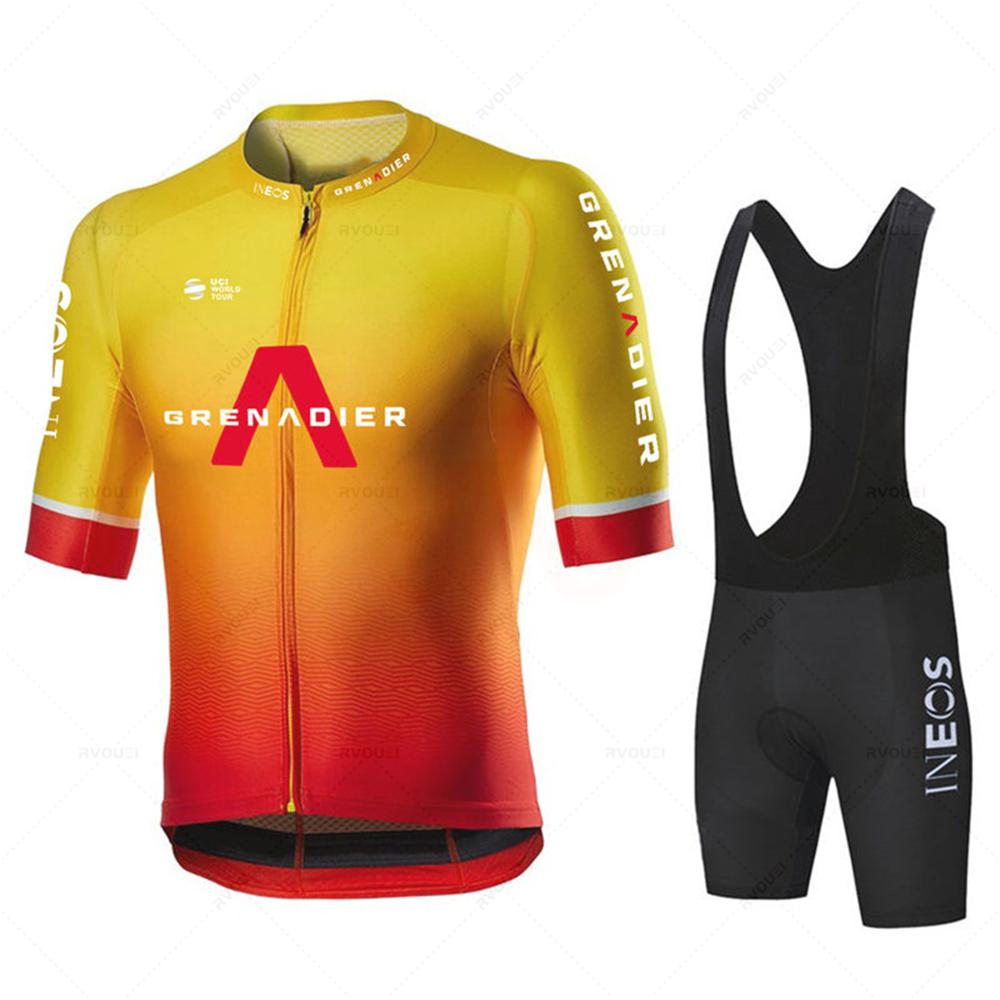 Ineos Grenadier Radtrikot-Set für Herren, atmungsaktiv, schnelltrocknend, 2026