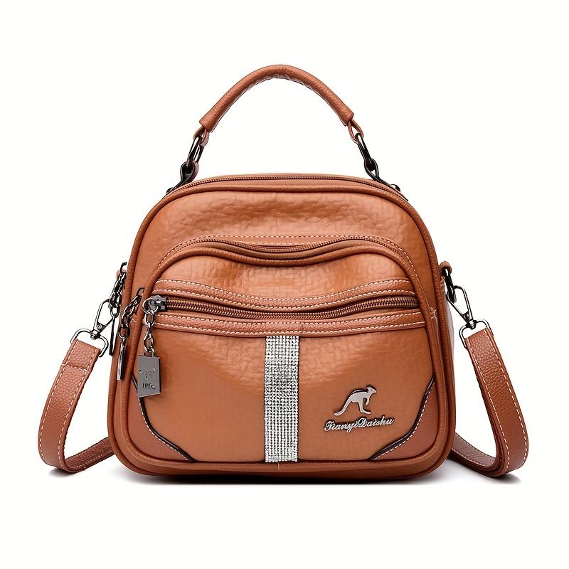 

Женский мини-рюкзак из ПУ и сумка через плечо, легкая трансформируемая сумочка со съемным ремешком, мини-дорожная сумка 24 *11 *21 cm