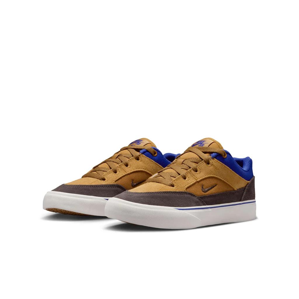 Nike Malor SB GS Pšeničná Hluboká Noc Dětské Tenisky Hnědá Summit-Bílá Sametová-Hnědá HF1205-700