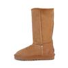 Nowa Moda Botas Mujer Prawdziwa Skóra Owcza Damskie Buty Zimowe 100% Naturalne Futro Buty Zimowe Wodoodporne Damskie Długie Buty