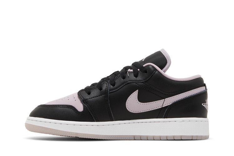 Jordan 1 Low SE Black Iced Lilac (GS) Sneakers