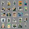 50 Graffiti Stickers Personalized Cartoon Japanese Cartoon One Piece Decoration Mobile Suitcase Water Cup Stickers