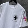 8923 CHROME HEARTS 2026 Summer New High Quality Cotton Round Neck Loose Large Size Men's and Women's T-shirt Couple T-shirt