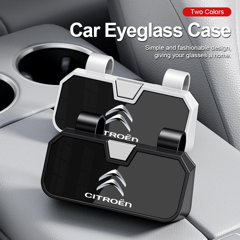 Car Multifunctional Storage Box Car Sunglasses Sunglasses Clip for Citroen C1 C2 C3 C4 C5 C6 C8 C4L DS3 DS4 DS5 Car Accessories