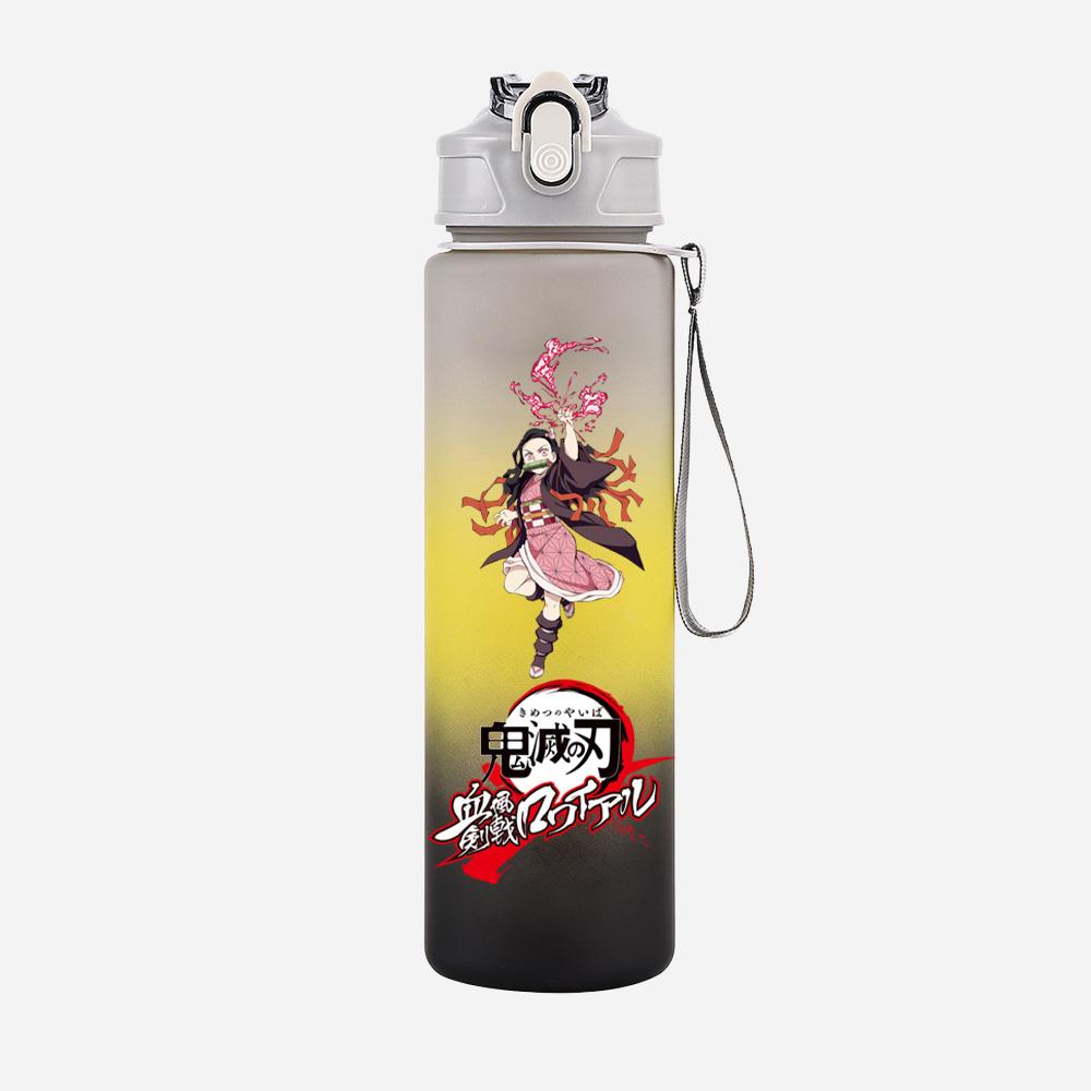 Anime New Demon Slayer Printed Large Capacity Drinking Cup Portable Outdoor Sports Water Cup Children 750Ml Water Bottle Kid Gift