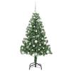 Christmas Tree with 150 LEDs and Stand Green 150 cm PVC