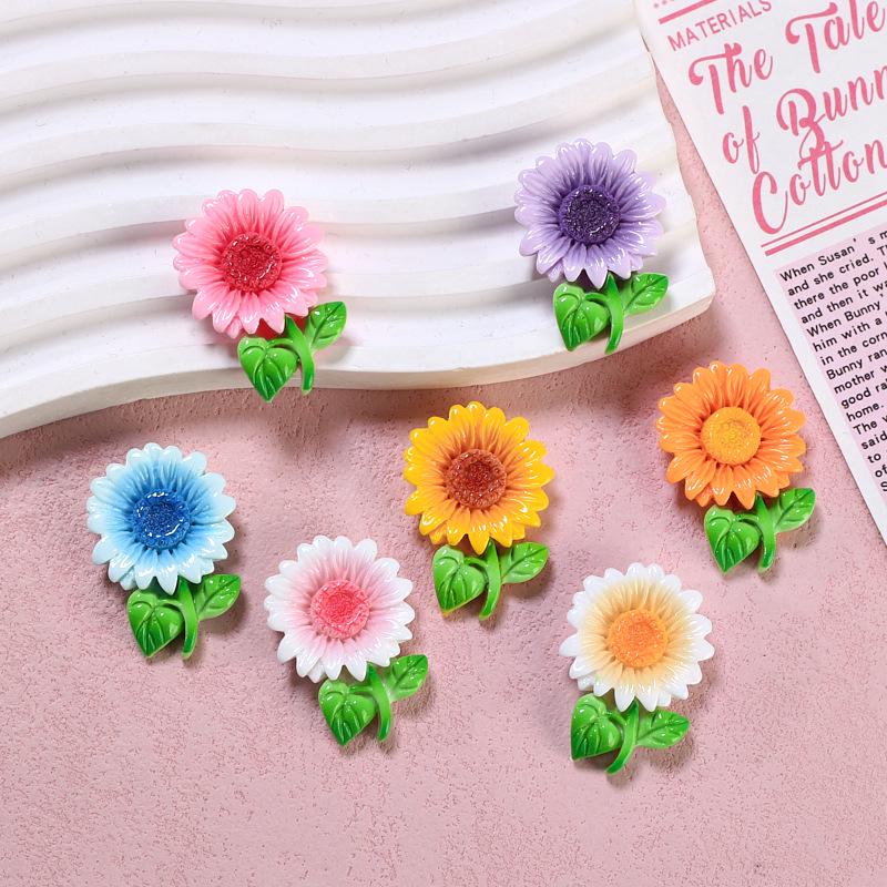 Handmade Sunflower Resin DIY Jewelry Kit