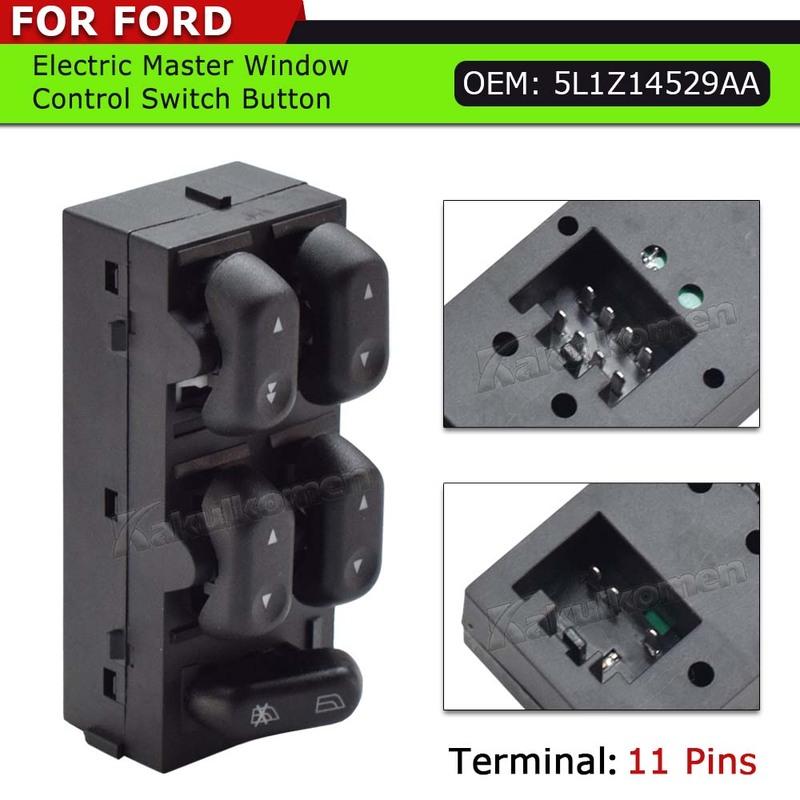 New 5L1Z14529AA Car Window Master Switch Button For Ford F150 Crown Victoria Expedition Lincoln Mark LT Mercury Grand Marquis