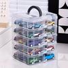 1pc Transparent and Minimalist Toy Storage Box, Dustproof and Moisture-proof, Jewelry, Earrings, and Portable Storage Box
