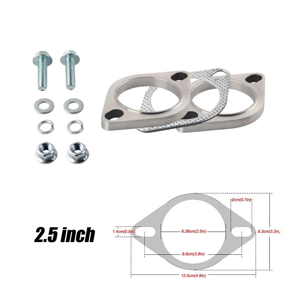 2.0/2.5 /3.0 Inch Stainless Steel Exhaust Muffler Weld Flange Connection Joint With Gasket