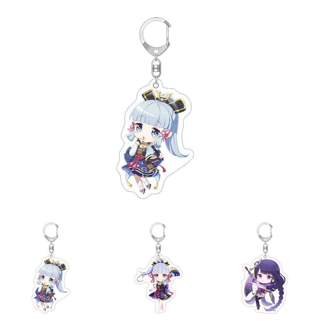 Uroczy Breloczek Genshin Impact Anime Kreskówka Kawaii Brelok Wisiorek Akrylowy Prezent