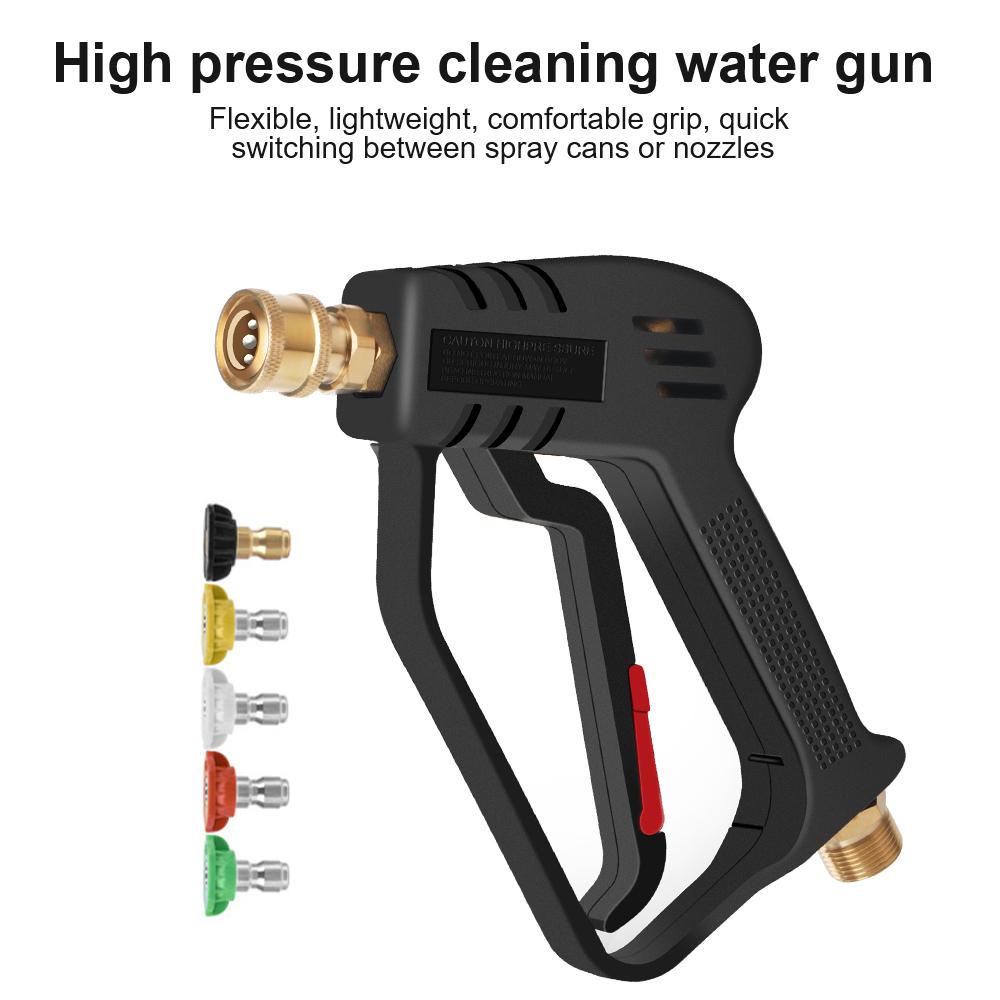 Alta Pressão M22 14MM para Limpeza de Carros Kit Bico Colorido com 5 Conexões Rápidas Pistola de Água de Limpeza Para Karcher/Nilfisk