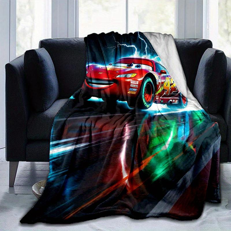 1pc. Lightning McQueen Car Racing Theme Blanket - Home Office Outdoor Gift for All Seasonsz0417208