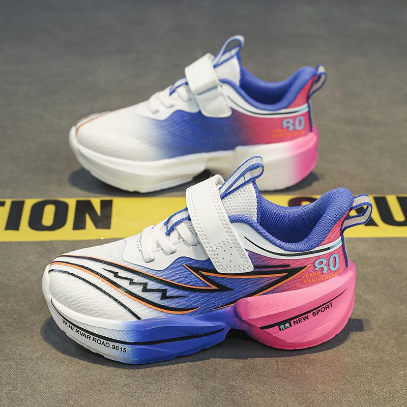 Boys shoes 2025 summer children's sports class sports shoes boys mesh shoes breathable trend running shoes