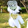 2D Bohemian-style dreamcatcher - Feather tassel decorated wind chimes, home decor, Christmas, Valentine's Day