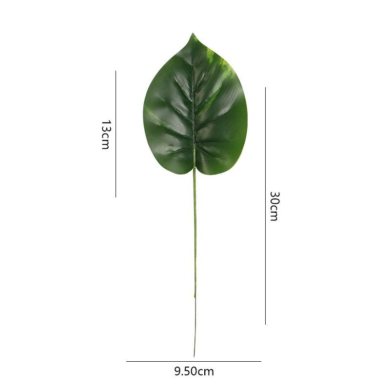 Artificial Monstera Leaves Hawaiian Style Jungle Wedding Birthday Party Decoration Hotel Dinner Table Decor Fake Plant Walls