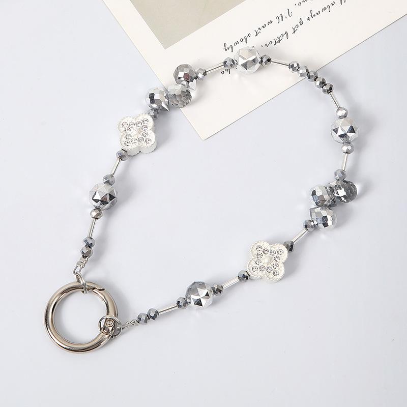 Κρεμαστό Κινητού με Κρύσταλλα και Χάντρες: Κορδόνι για Τσάντα Πολυτελείας & Μπρελόκ Αντι-Πτώσης.