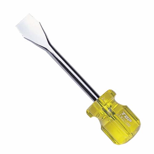 Top Industrial (TOP) Faucet Screwdriver with Wide Tip, Mixer Faucet Strainer, Cleaning, Water Faucet, Plumbing Work, TWD-100, Tsubame-Sanjo, Made in J