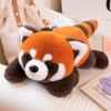 Peluche Panda Roux Kawaii 45-80 cm Mignon Animal en Peluche Couché Jouets en Peluche Raton Laveur Oreiller Cadeau d'Anniversaire pour Enfants Filles Décoration de Maison