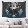 Hanging Living Room 3D Wolf Dream Catcher Tapestry Modern Wall Art Wall Blanket Aesthetic Tapestrys Indoor Outdoor Tapestries
