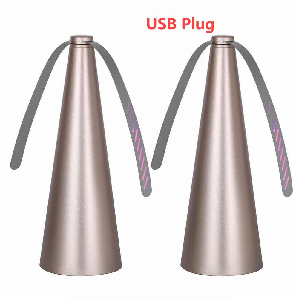 1/2PCS Fly Repellent Automatic Fan Fly Fans Pest Repellent Table Fan Bug Repellent Keep Flies Away Battery Powered /USB Plug