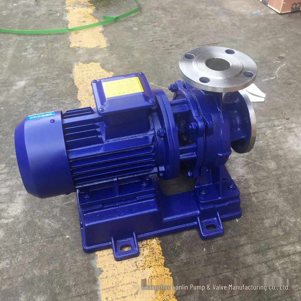 Stainless Steel IHW65-200B Horizontal Anti-Corrosion Pipeline Booster Pump