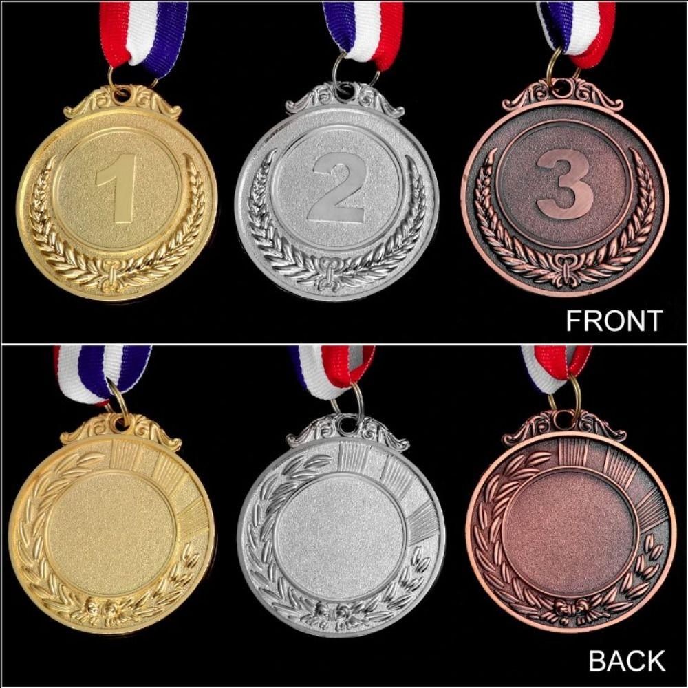 Winner Reward Gold Silver Bronze Medals Sports Game Competition Rewards  Outstanding