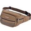 Durable Multi-layer Outdoor Waist Bag - Large Capacity for Running, Phone, Tools, and Money.