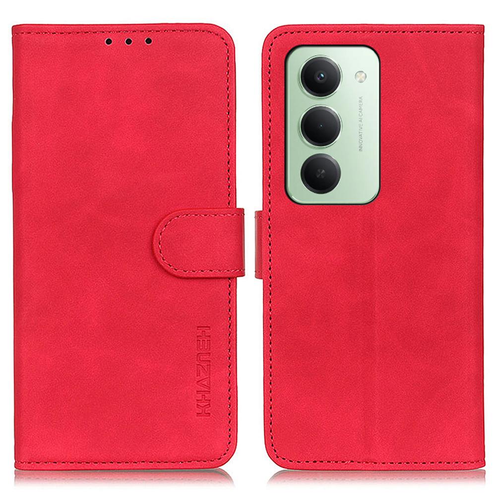 For Xiaomi Redmi 15 5G (Global) (169mm) Case PU Leather Retro Texture Phone Cover