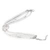 Rhinestone Four Rows Pearls Dog Choker Jewelry Dog Chain Puppy Accessories Pet Supplies Pet Collar Cat Jewelry Dog Necklace