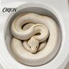 Creative Home Soft Decoration Realistic Snake Toilet Seat Sticker, PVC Waterproof Python Funny Vinyl Sticker Decal, Lid for Bathroom Wall Art