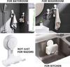 Shower Razor Hooks for Bathroom Kitchen Shower Hooks Suction Cup Hook Powerful Vacuum Suction Hooks Removable and Reusable