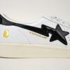 BAPE x adidas Superstar Vintage Biela Čierna Unisex Tenisky Cloud-White Core-Black Off-White JR2701