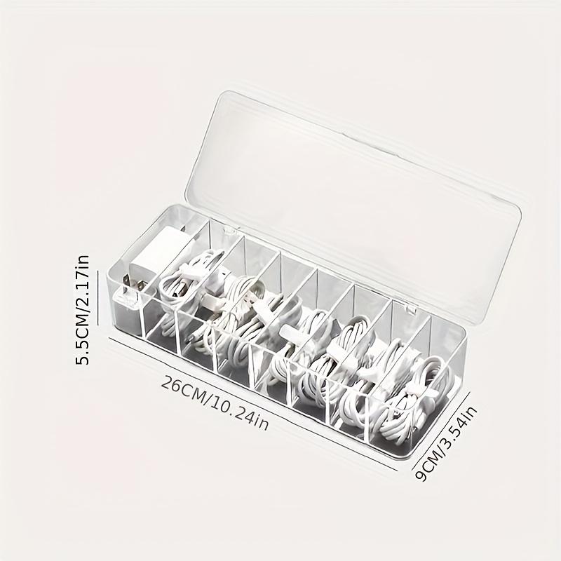 Dust-proof Storage Cable Box Hub Finishing Box Desktop Data Cable Storage Box